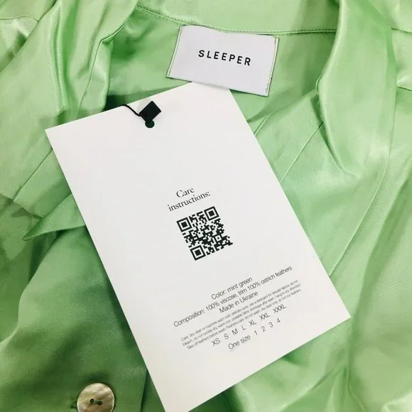 Sleeper Womens Sizeless Pajama Set Shirt With Pants One Size Mint Green - Picture 8 of 13